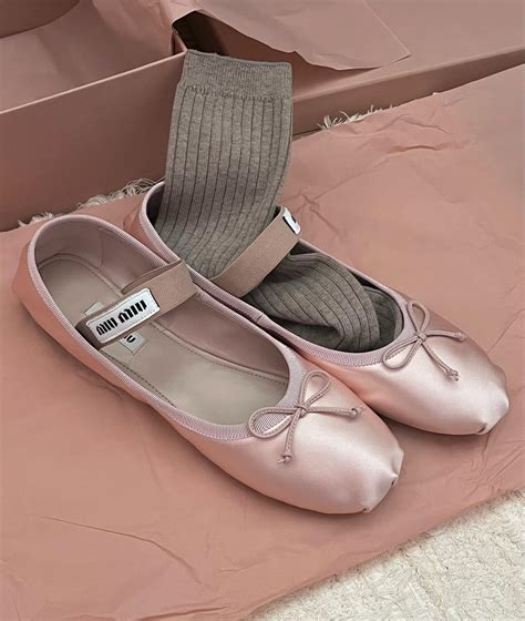 miu miu ballet flats runway|ballet flats worth money.